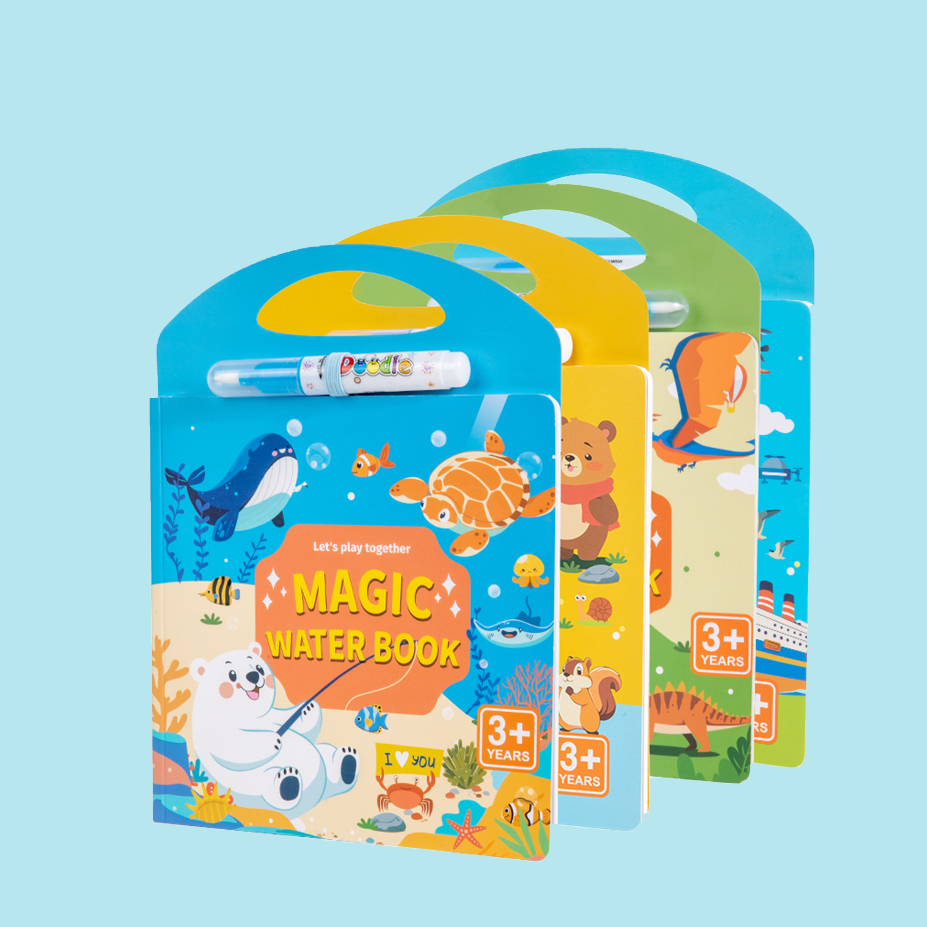 Kiddio™️ Magische Malbücher